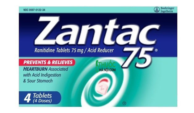 Zantac 75 mg là thuốc gì? Công dụng, liều dùng